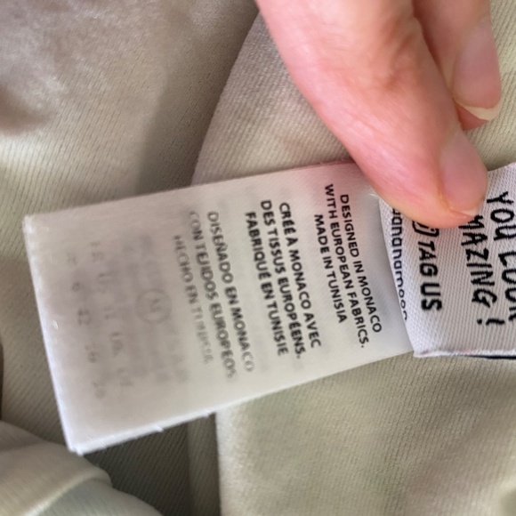 Banana Moon Womens One Piece White Floral Print Miller Kaelua Swimsuit Size M - Picture 8 of 8